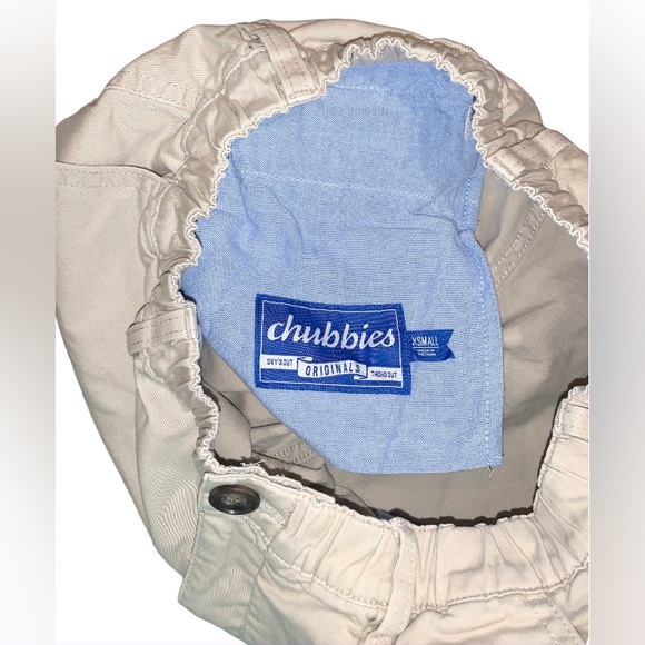 CHUBBIES MENS xs 7in khaki chino shorts size XS 28 - Picture 3 of 13